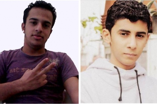 Left: Mustafa Al Muqdad (16), Right: Jehad Sadeq (16)