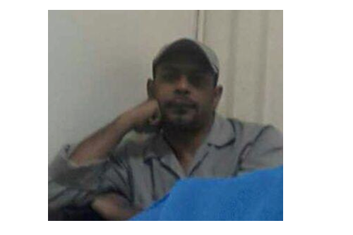 Activist Nader AbdelImam in his prison uniform